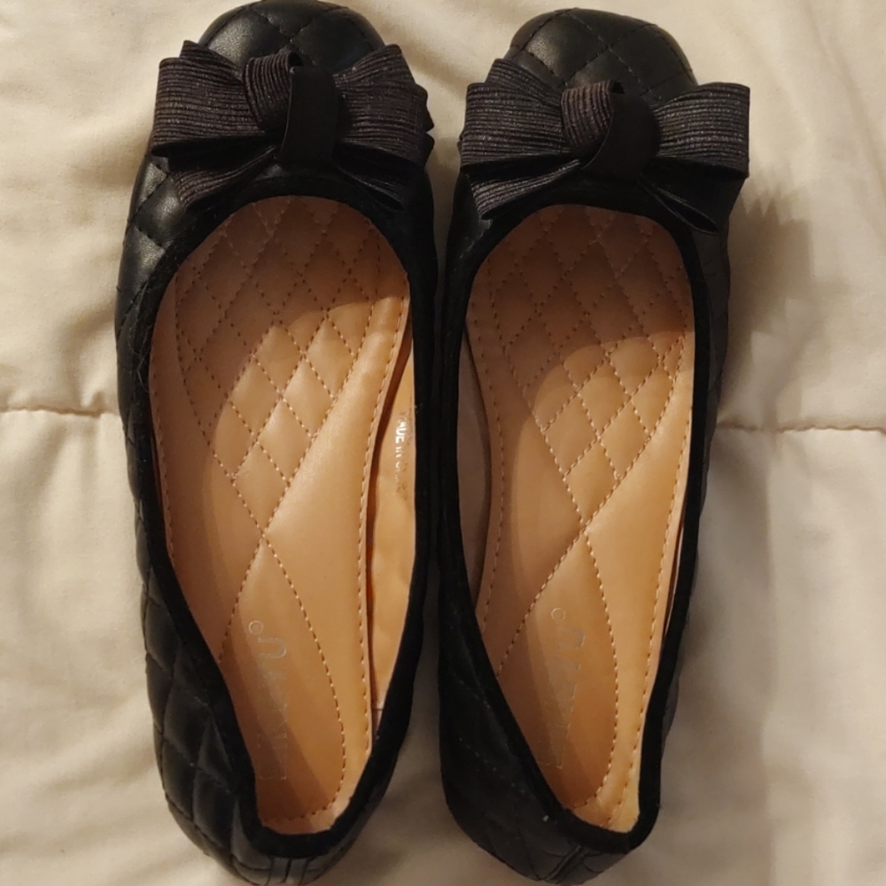 Siketu Brand Bow Flats, Size 39